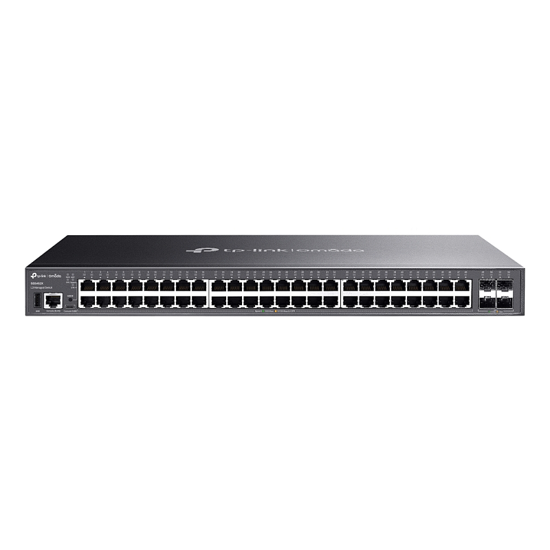 TP-Link Omada SG5452X Netzwerk-Switch Managed L3 Gigabit Ethernet (10/100/1000) Schwarz