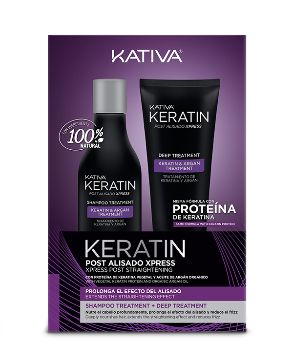KATIVA Post Alisado Xpress Brazilian Post Straightening Kit