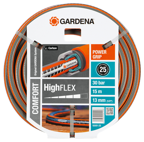Gardena 18061-20 Gartenschlauch 15 m Über Boden Grau, Orange