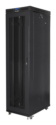 Lanberg FF01-8047-23BL Rack 47U Freistehendes Gestell Schwarz