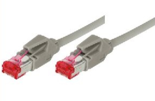 Tecline S/FTP Cat6A, 25m Netzwerkkabel Grau S/FTP (S-STP)