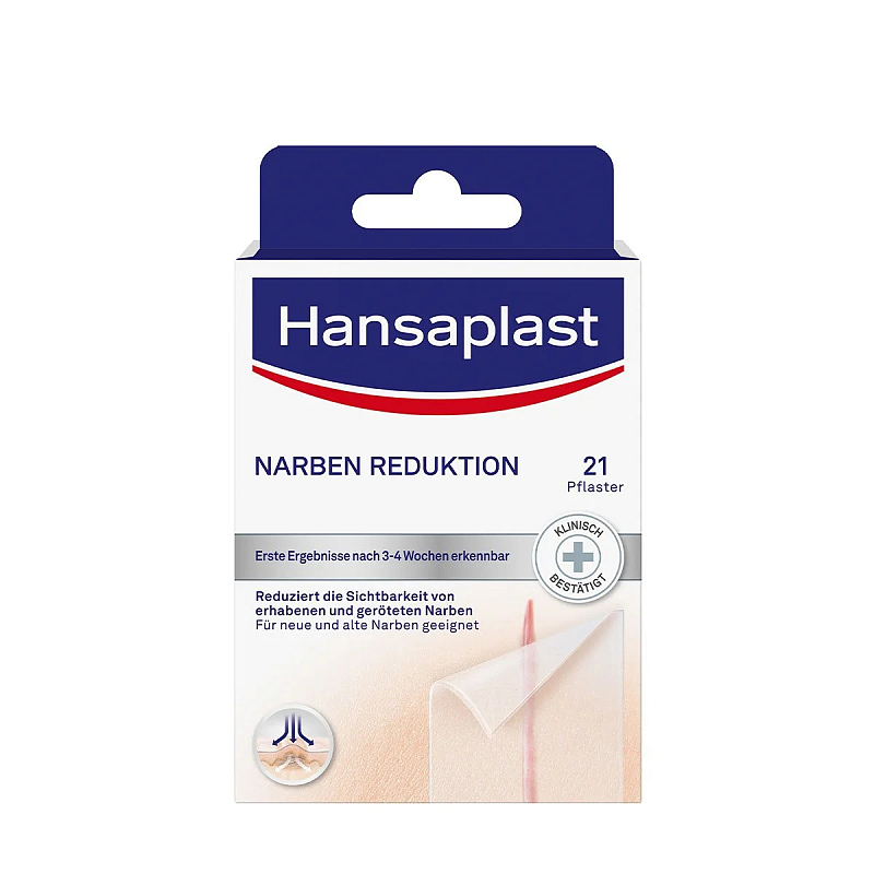 Hansaplast Narben Reduktion 3,8 x 6,8 cm 21 Stück(e)