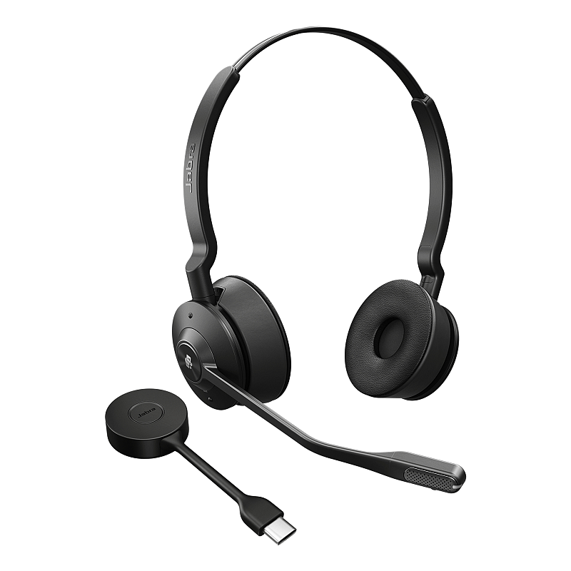 Jabra Engage 55 SE Kopfhörer Kabellos Kopfband Büro/Callcenter USB Typ-C Schwarz