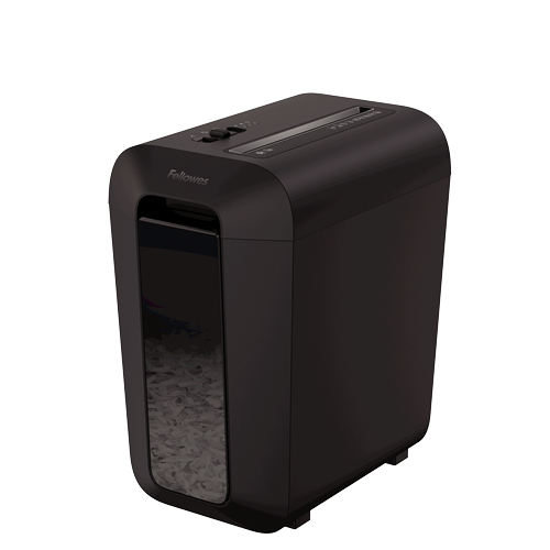 Fellowes LX65 Aktenvernichter Kreuzschreddern 4 cm Schwarz