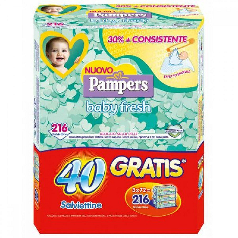 Pampers Baby Fresh Babywischtuch 216 Stück(e)