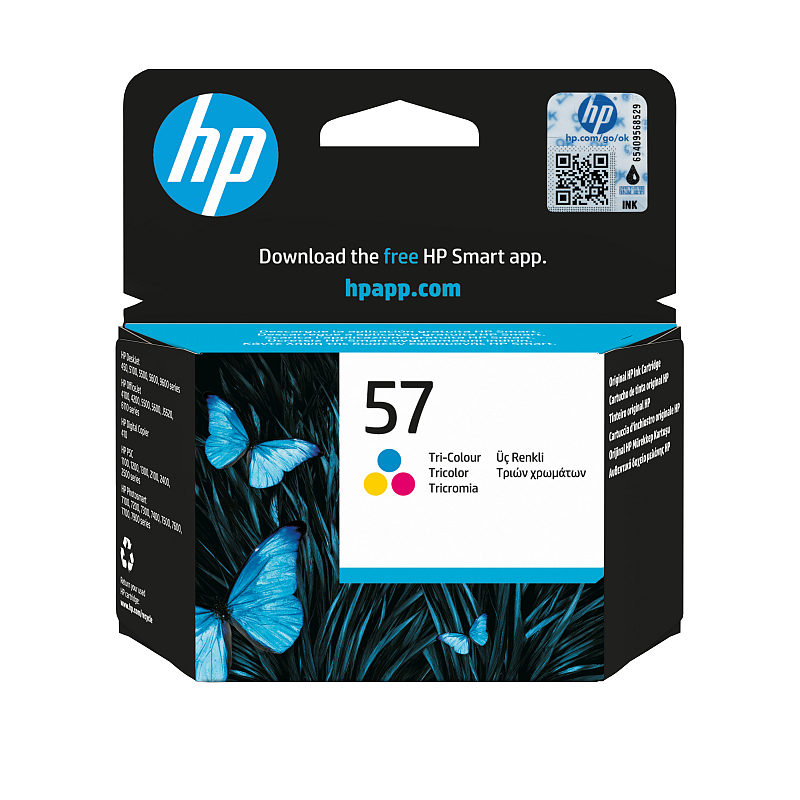 HP 57 Cyan/Magenta/Gelb Original Tintenpatrone
