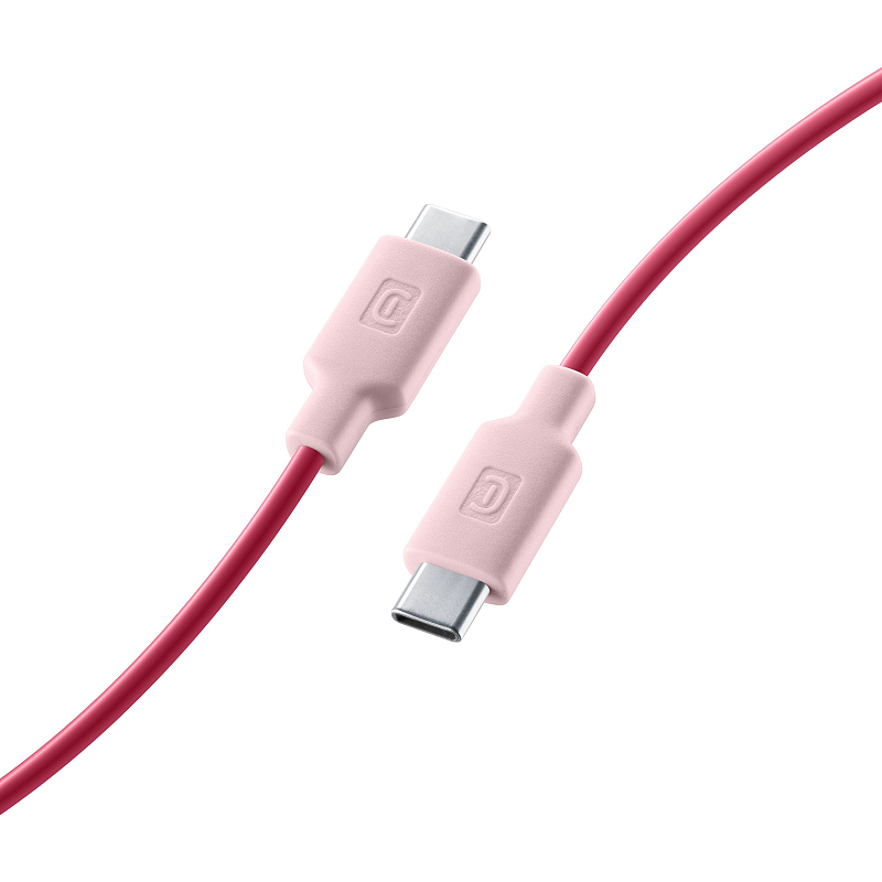 Cellularline Stylecolor Cable 100cm - USB-C to USB-C Farbiges USB-C-auf-USB-C-Kabel