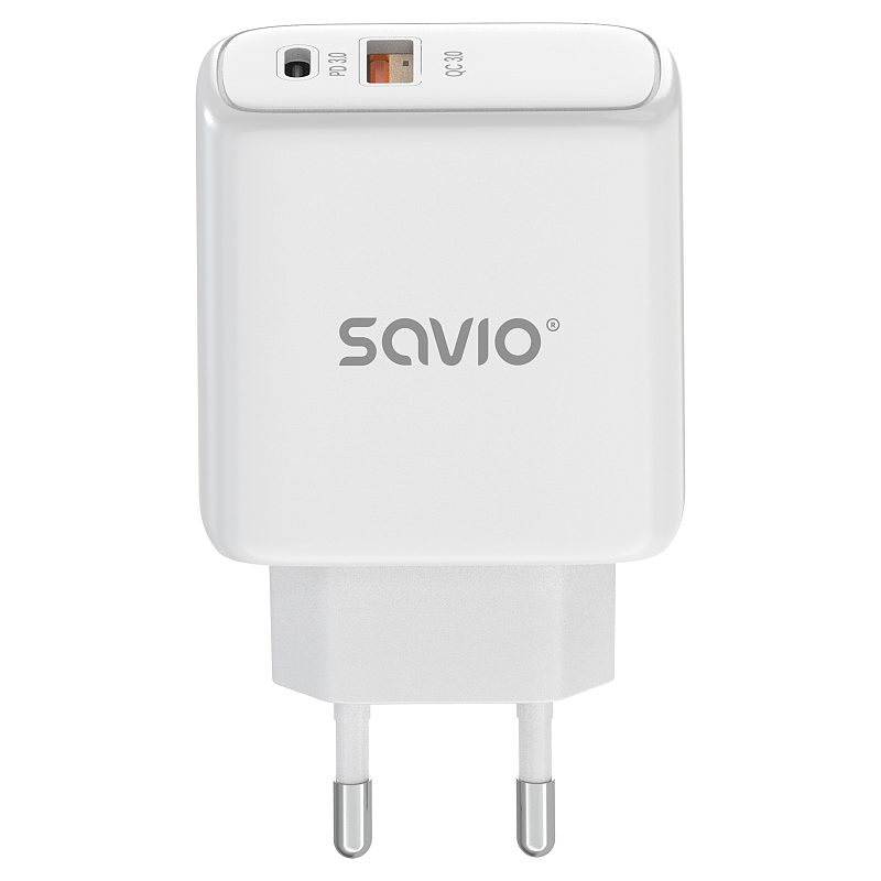 Savio LA-12 Ladegerät für Mobilgeräte Universal Weiß AC Schnellladung Drinnen