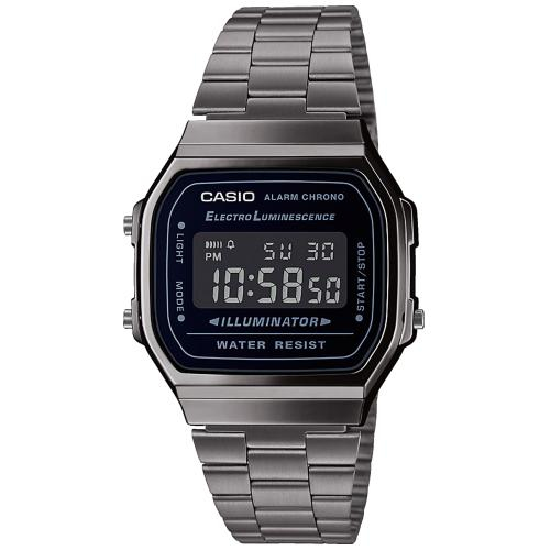 Casio A168WEGG-1BEF Uhr Armbanduhr Männlich Quarz Grau