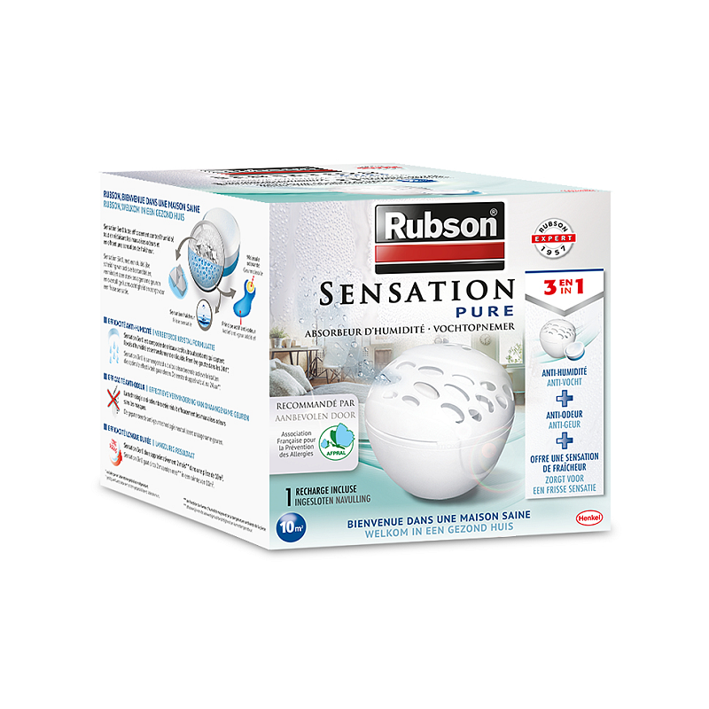 Rubson 3178040668621 Haushaltsabsorptionsmittel & -nachfüllung Absorbierer (Einheit) Feuchtigkeitsabsorbierer