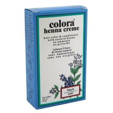 Colora Henna Creme Haarfarbe Schwarz 60 ml