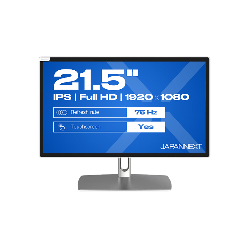 JAPANNEXT JN-IPS2152FHDR-C65W-FLD-T Computerbildschirm 54,6 cm (21.5") 1920 x 1080 Pixel Full HD LED Touchscreen Grau