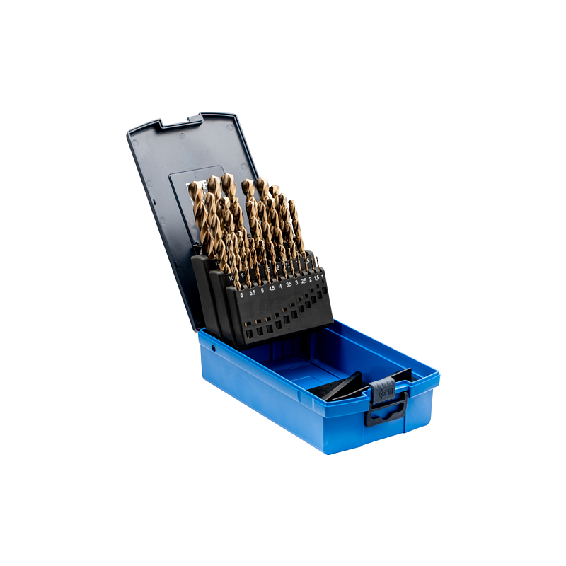 PFERD Spiralbohrer-Set 25-tlg. INOX HSSE N DIN 338 für zähe und harte Werkstoffe