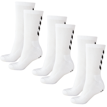 hummel 022140-9001-14 Socke Unisex Klassische Socken Weiß 3 Paar(e)