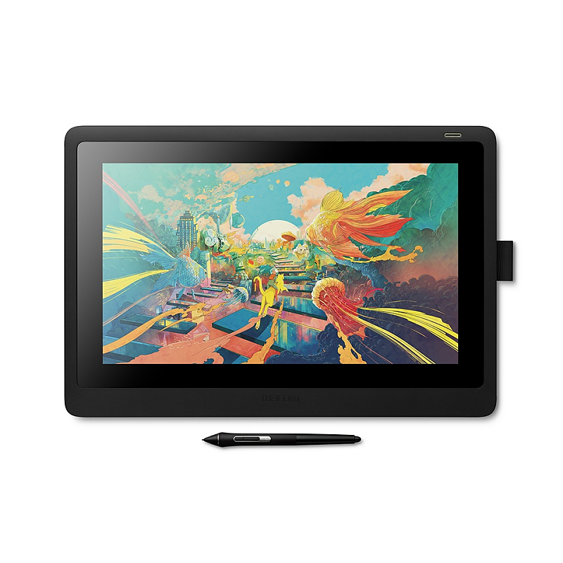 Wacom Cintiq 16 Grafiktablett Schwarz 5080 lpi 344,16 x 193,59 mm