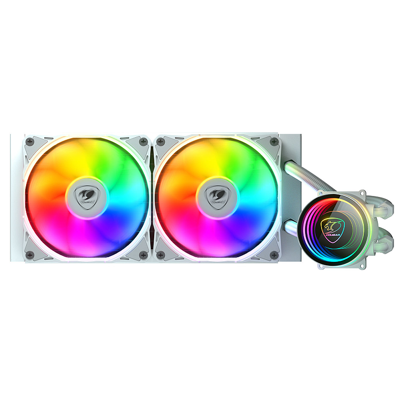 COUGAR CPU Wasserkühlung, Poseidon Elite 240, ARGB Weiß