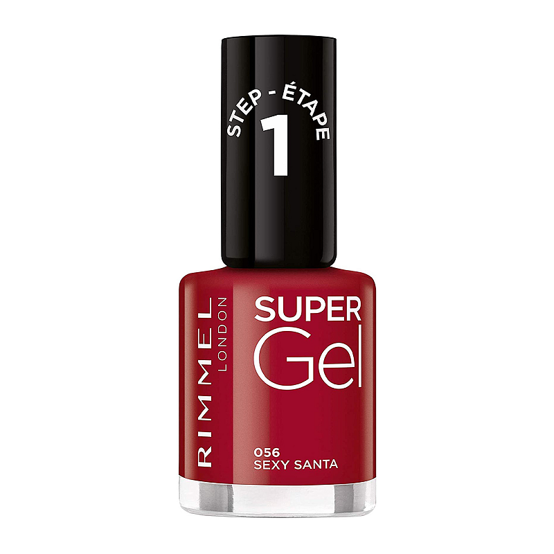 Rimmel Super Gel Nail Polish #056 Sexy Santa Nagellack 12 ml Rot