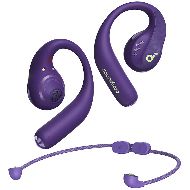 Soundcore AeroFit Pro Kopfhörer Kabellos Ohrbügel Anrufe/Musik/Sport/Alltag Bluetooth Violett