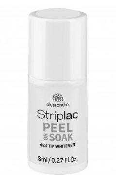 alessandro Striplac Peel or Soak Tip Whitener Gelnagellack 8 ml Weiß