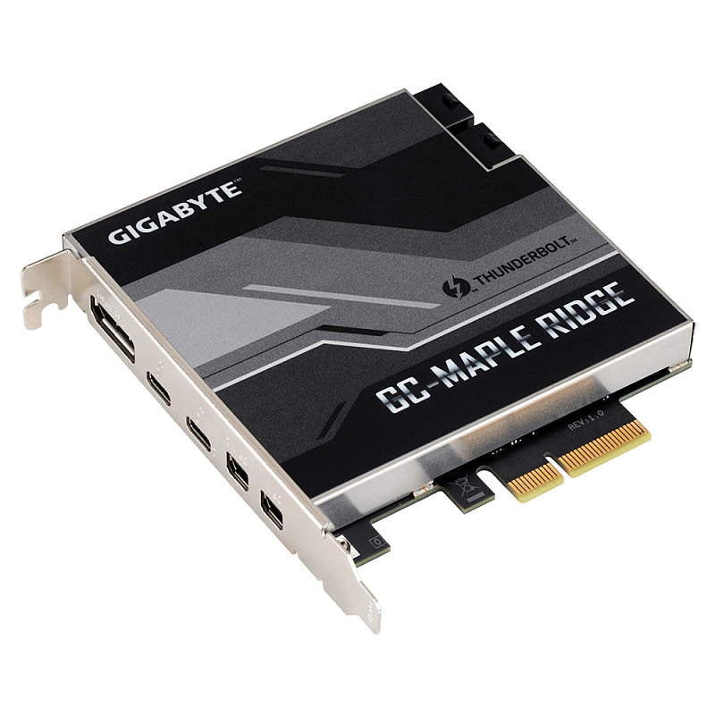 GIGABYTE GC-MAPLE RIDGE Schnittstellenkarte/Adapter Eingebaut DisplayPort, Mini DisplayPort, Thunderbolt 4, USB 3.2 Gen 2 (3.1 Gen 2)