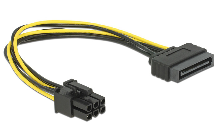 DeLOCK 82924 Internes Stromkabel 0,21 m