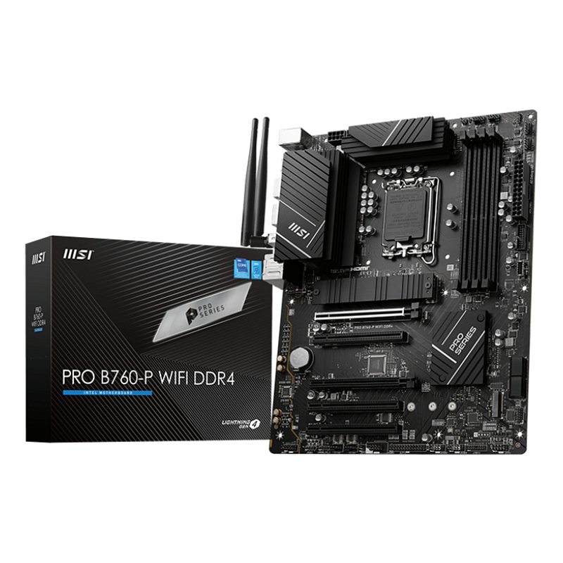 MSI PRO B760-P WIFI DDR4 Motherboard LGA 1700 ATX