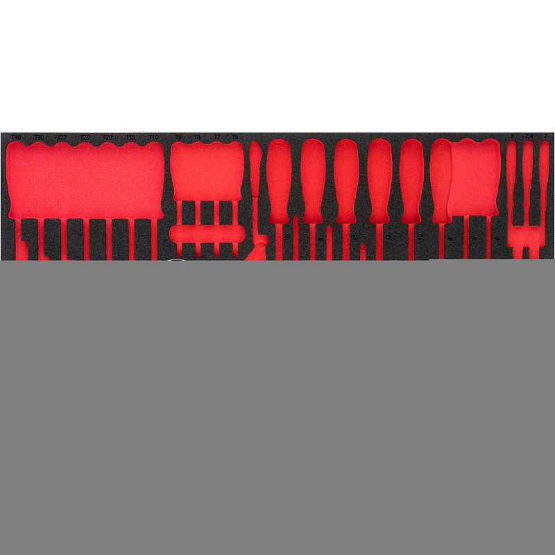 Vigor V5170-L Zubehör für Aufbewahrungsbox Schwarz, Rot Teiler-Set