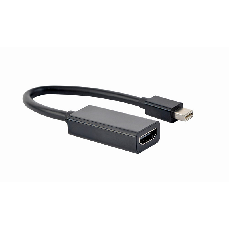 Gembird A-mDPM-HDMIF4K-01 0,15 m Mini DisplayPort HDMI Schwarz