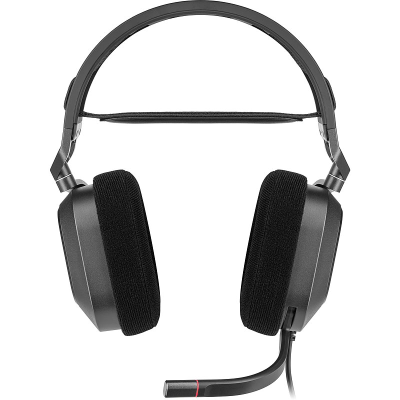 Corsair HS80 RGB USB Kopfhörer Kabelgebunden Handgeführt Gaming Karbon