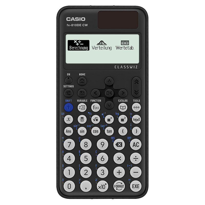 Casio FX-810DE CX Taschenrechner Tasche Wissenschaftlicher Taschenrechner Schwarz
