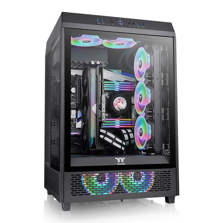 Thermaltake The Tower 500 Midi Tower Schwarz
