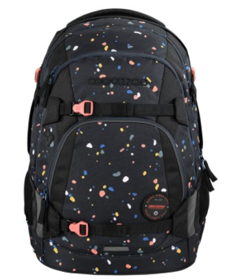 Coocazoo MATE Rucksack Schulrucksack Schwarz, Pink Polyester