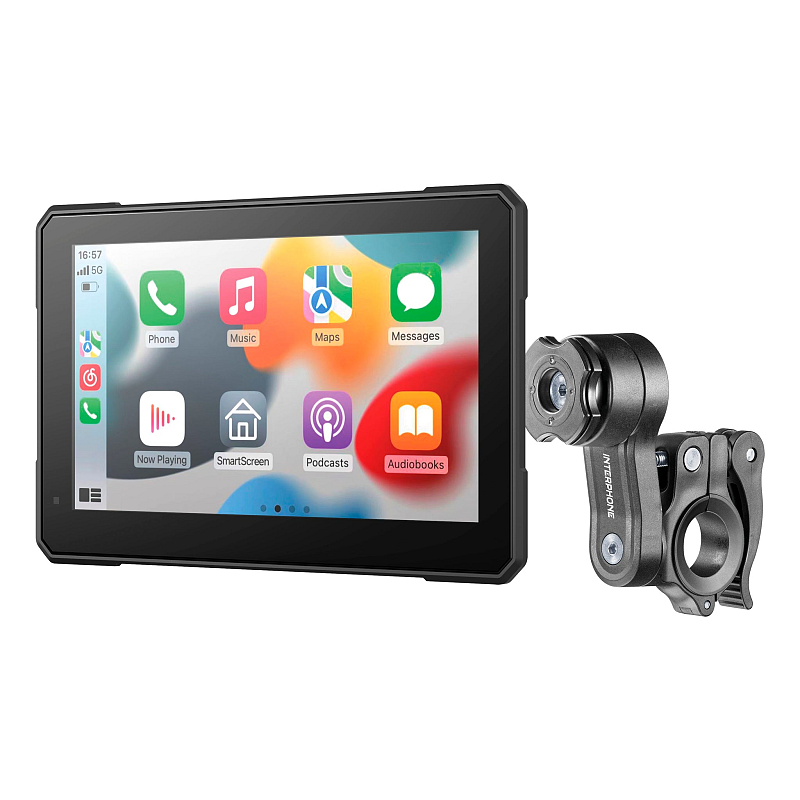 Interphone SYNC70 ESSENTIAL Navigationssystem Fixed 17,8 cm (7") IPS Touchscreen Schwarz
