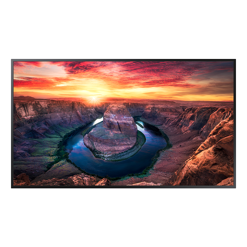 Samsung QM43B Digital Signage Flachbildschirm 109,2 cm (43") LCD WLAN 500 cd/m² 4K Ultra HD Schwarz Eingebauter Prozessor Tizen 6.5 24/7
