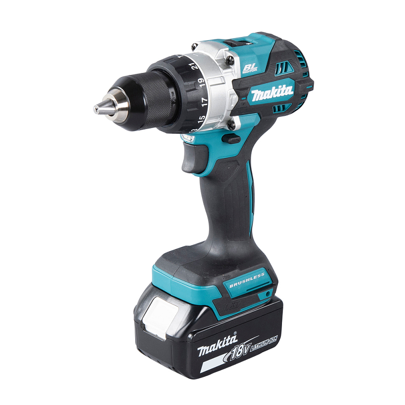 Makita DHP486RTJ Bohrmaschine 2100 RPM 2,7 kg Schwarz, Blau