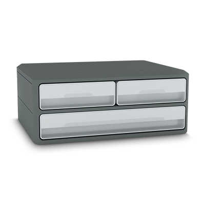 CEP 1090216361 Büro-Schubladenschrank Grau Polystyrene