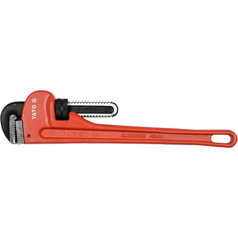 Yato YT-2224 Rohrzange Schwarz, Rot Rot Stillson-Rohrzange Aluminium Karbonstahl