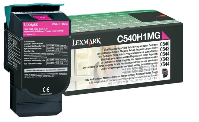 Lexmark C540H1MG Tonerkartusche 1 Stück(e) Original Magenta