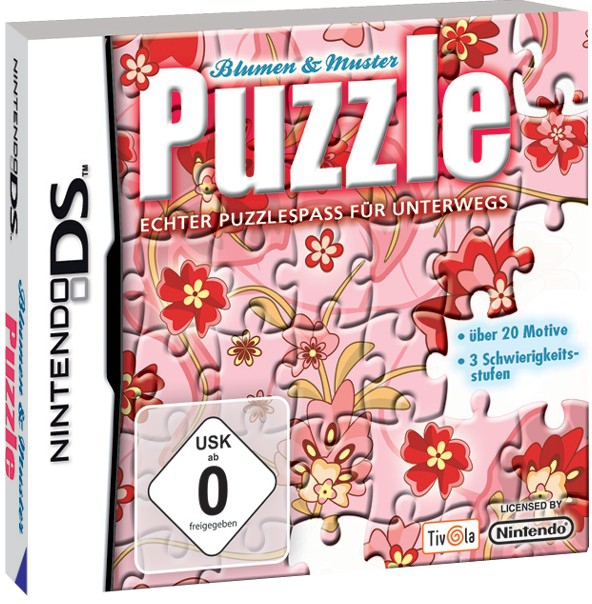 Tivola Puzzle DS - Blumen & Muster Deutsch, Englisch, Spanisch, Französisch, Italienisch Nintendo DS