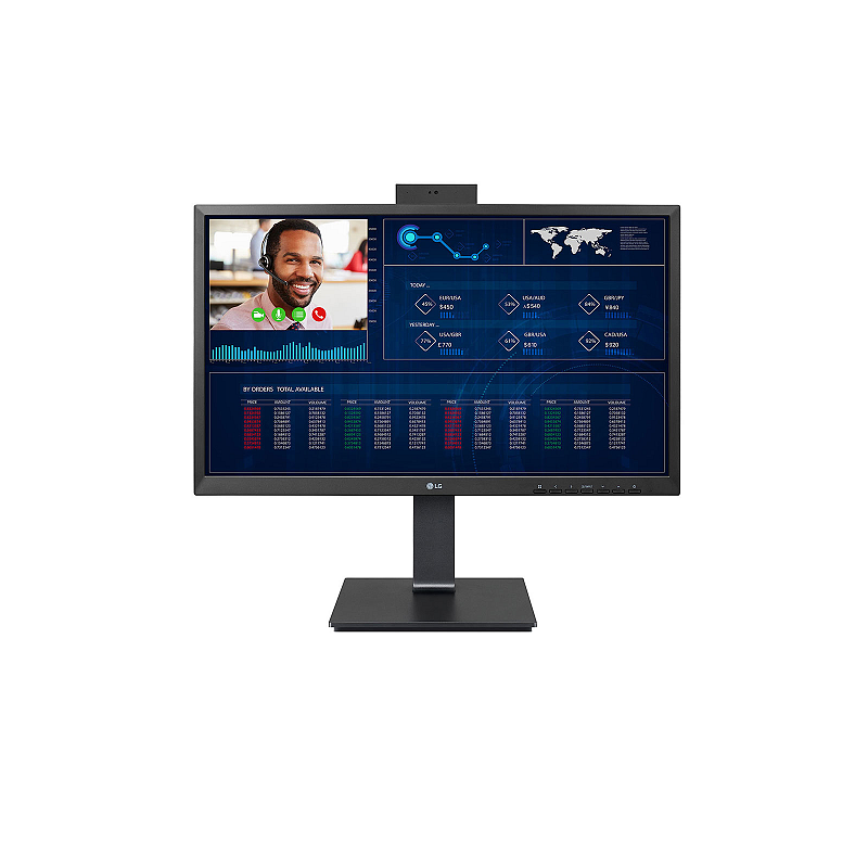 LG 24CQ651I-6P All-in-One PC/Workstation Intel® Celeron® J4105 61 cm (24") 1920 x 1080 Pixel All-in-One thin client 4 GB DDR4-SDRAM 16 GB HDD Wi-Fi 4 (802.11n) Weiß