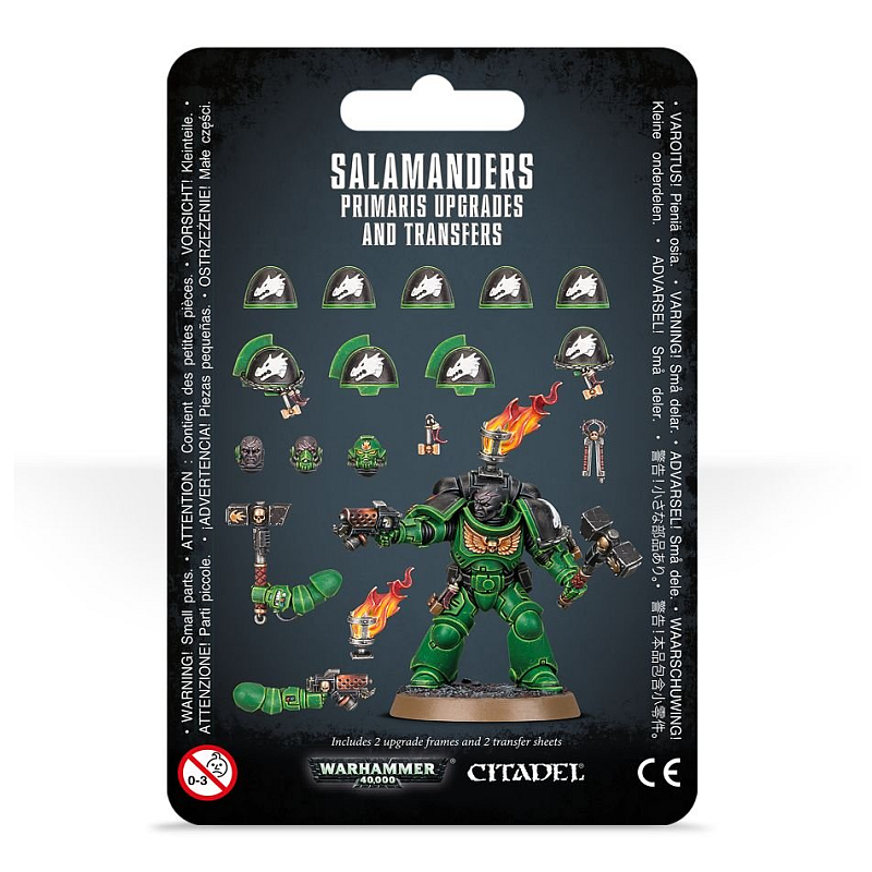 Games Workshop Upgrades und Abziehbilderbögen: Salamanders Primaris