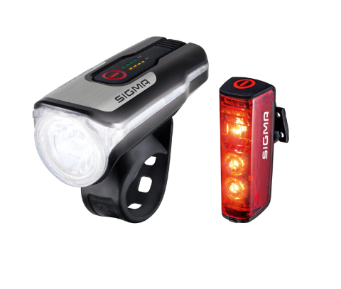 Sigma Sport Aura 80 + Blaze Set Heckbeleuchtung + Frontbeleuchtung (Set) LED