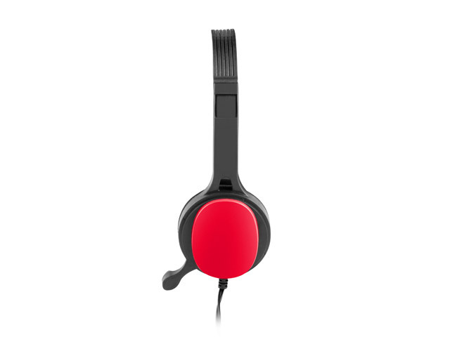 uGo USL-1222 Kopfhörer & Headset Kabelgebunden Kopfband Schwarz, Rot