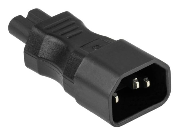 Kabelmeister SKA-1470S Kabeladapter C14 C7/Euro 8 Schwarz
