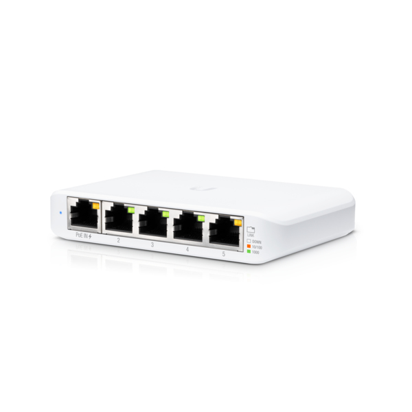 Ubiquiti UniFi USW Flex Mini Managed L2 Gigabit Ethernet (10/100/1000) Power over Ethernet (PoE) Weiß