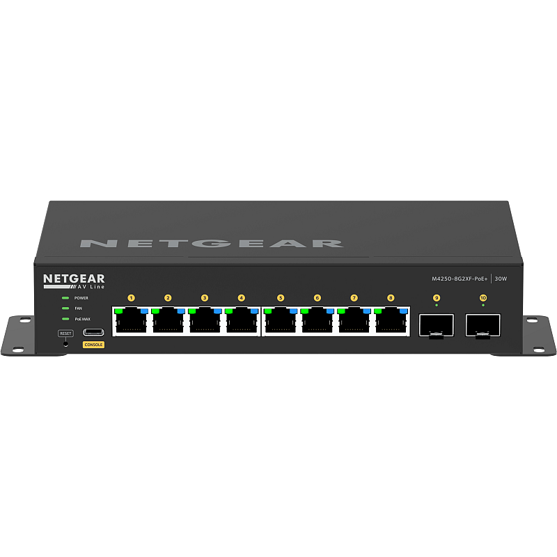 NETGEAR GSM4210PX-100EUS Netzwerk-Switch Managed L2/L3 Gigabit Ethernet (10/100/1000) Power over Ethernet (PoE) Schwarz