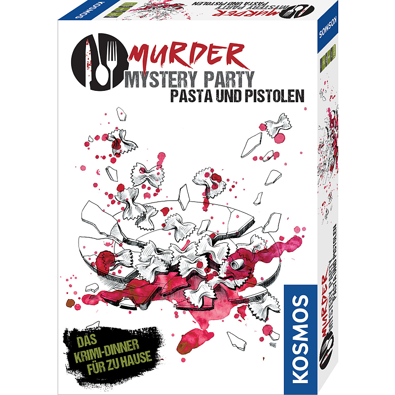 Kosmos Murder Mystery Party - Pasta & Pistolen Party-Kartenspiel