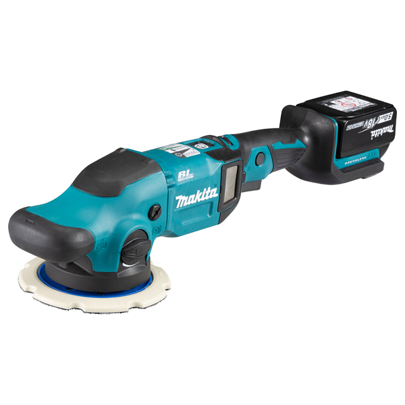 Makita DPO600TKX1 Tragbares Schleifgerät Exzenterschleifer 780 RPM 6800 OPM Schwarz, Blau