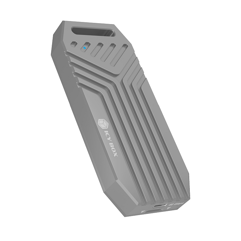 ICY BOX IB-1919M-C42, Type-C® USB4® Gen 3x2 (40 Gbit/s) zu PCIe NVMe M.2 2280 High-Performance SSD Enclosure