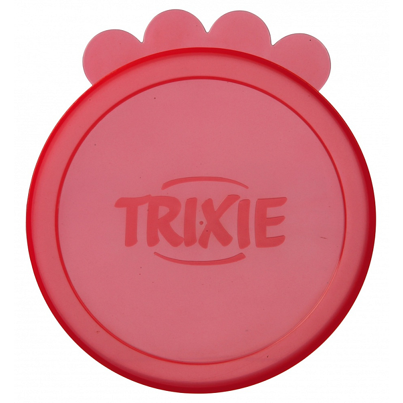 TRIXIE 24552 Fütterung, Wasserversorgung/Pflegezubehör für Hunde/ Katzen Rot Kunststoff Hund Dosenabdeckung